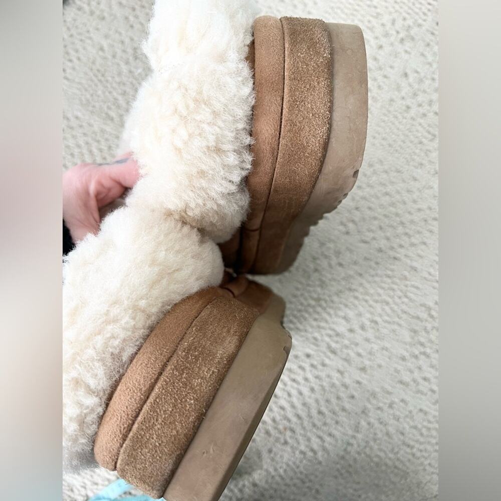 Ugg tazzlita suede platform slippers casual women’s size 10 - Picture 6 of 9